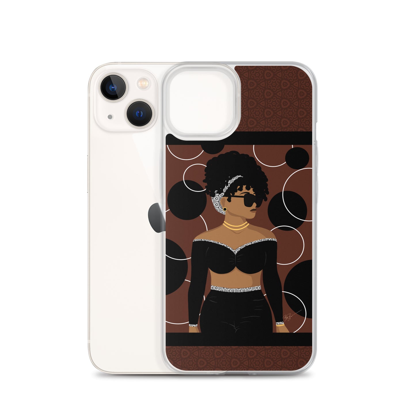 Simply Beautiful (Brown) iPhone® Case