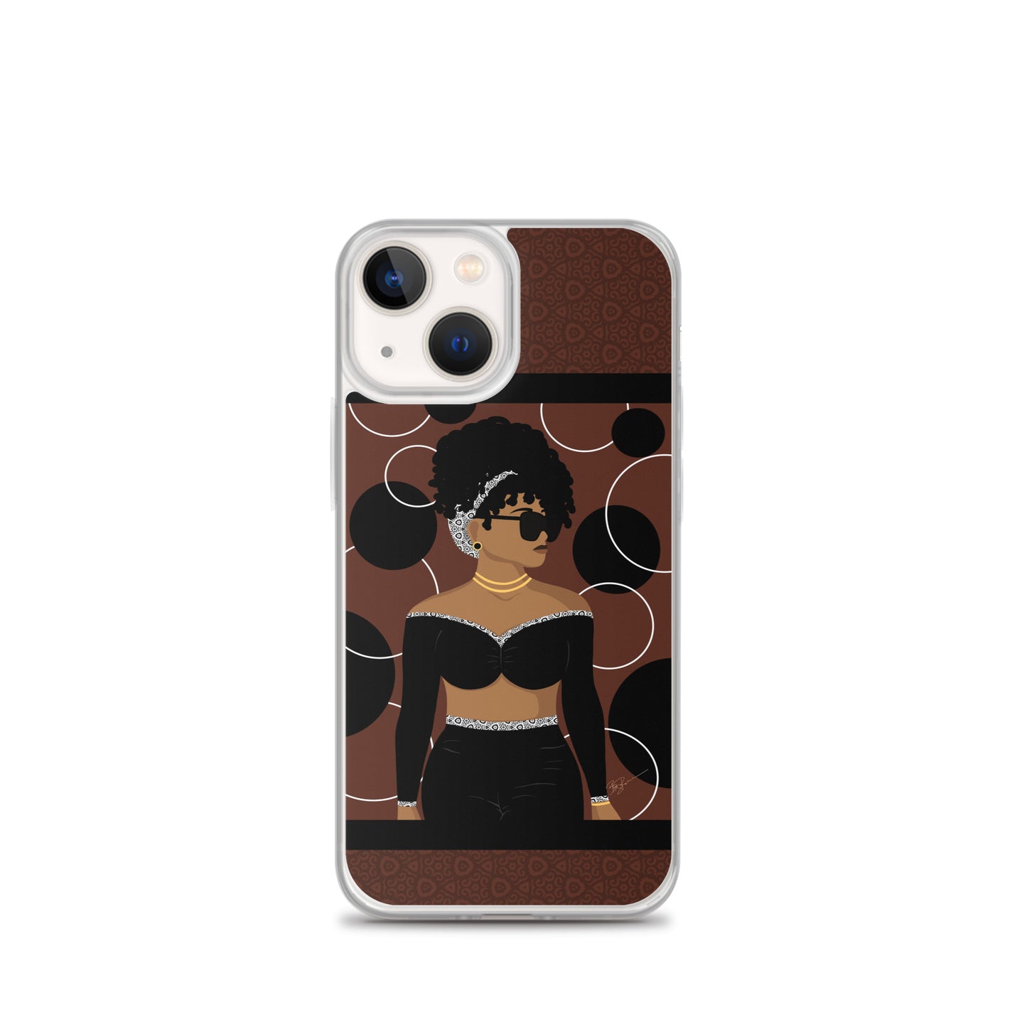 Simply Beautiful (Brown) iPhone® Case