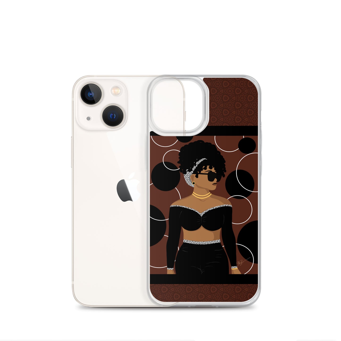 Simply Beautiful (Brown) iPhone® Case