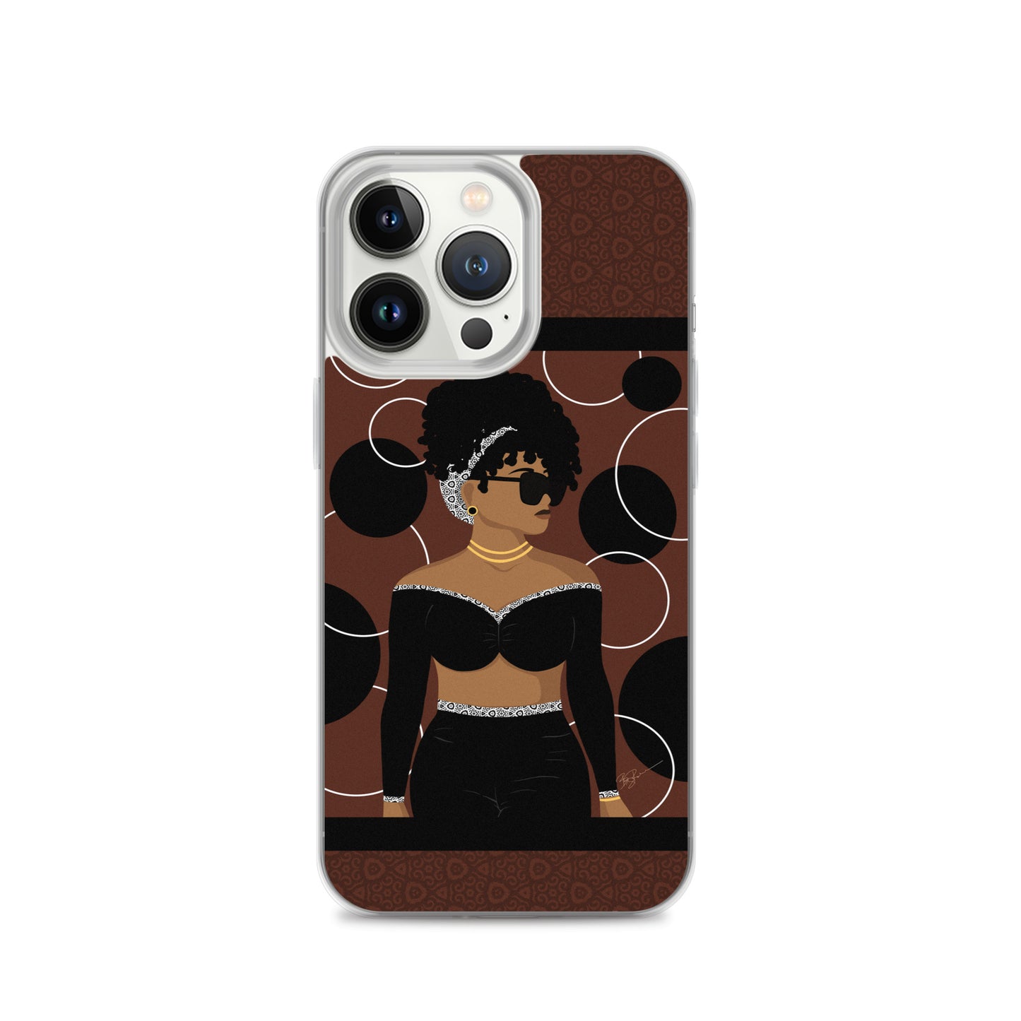 Simply Beautiful (Brown) iPhone® Case