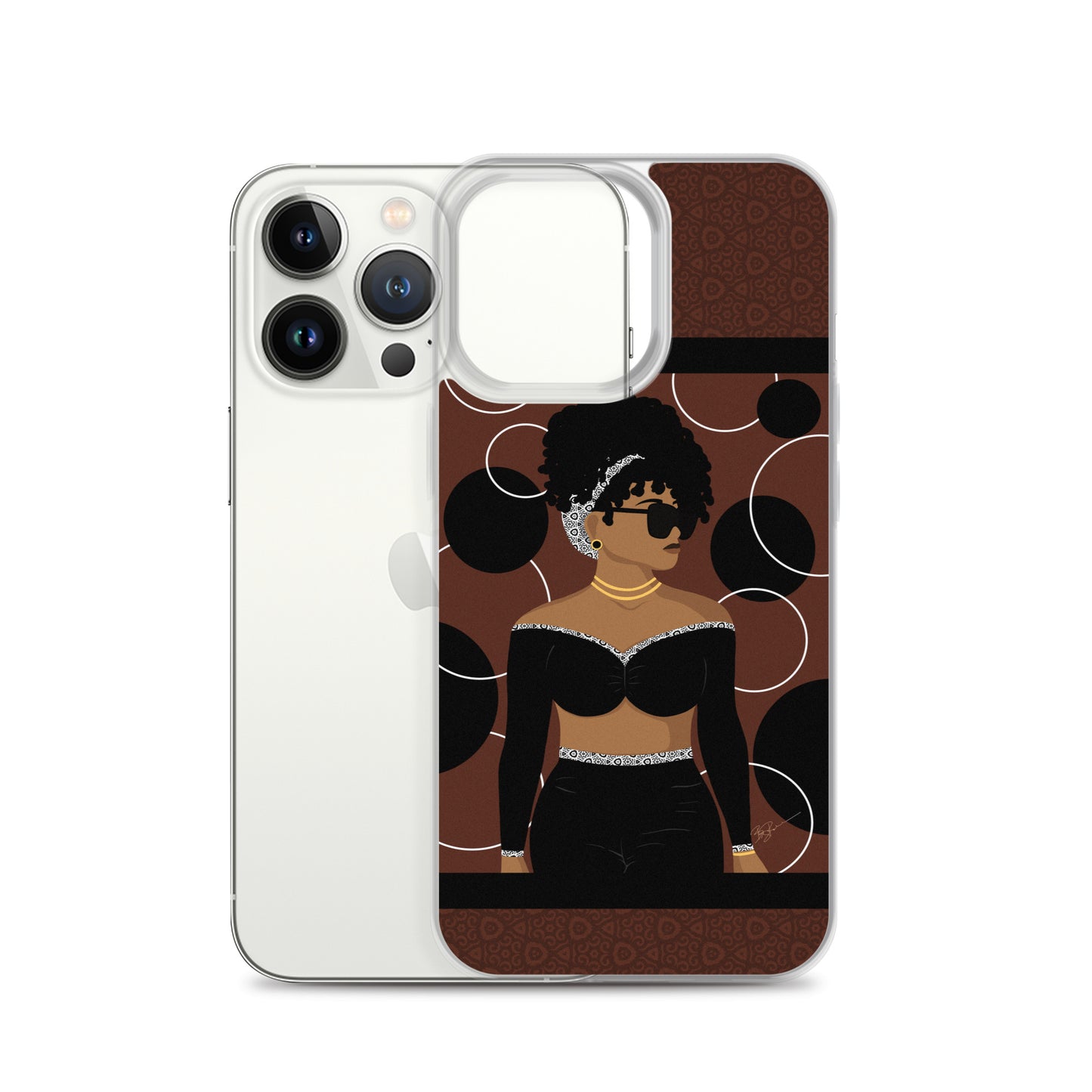 Simply Beautiful (Brown) iPhone® Case