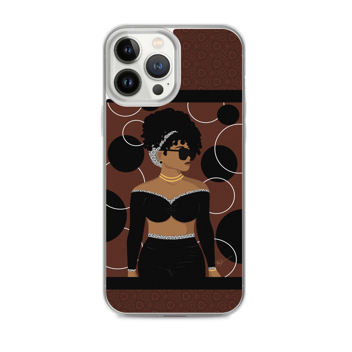 Simply Beautiful (Brown) iPhone® Case