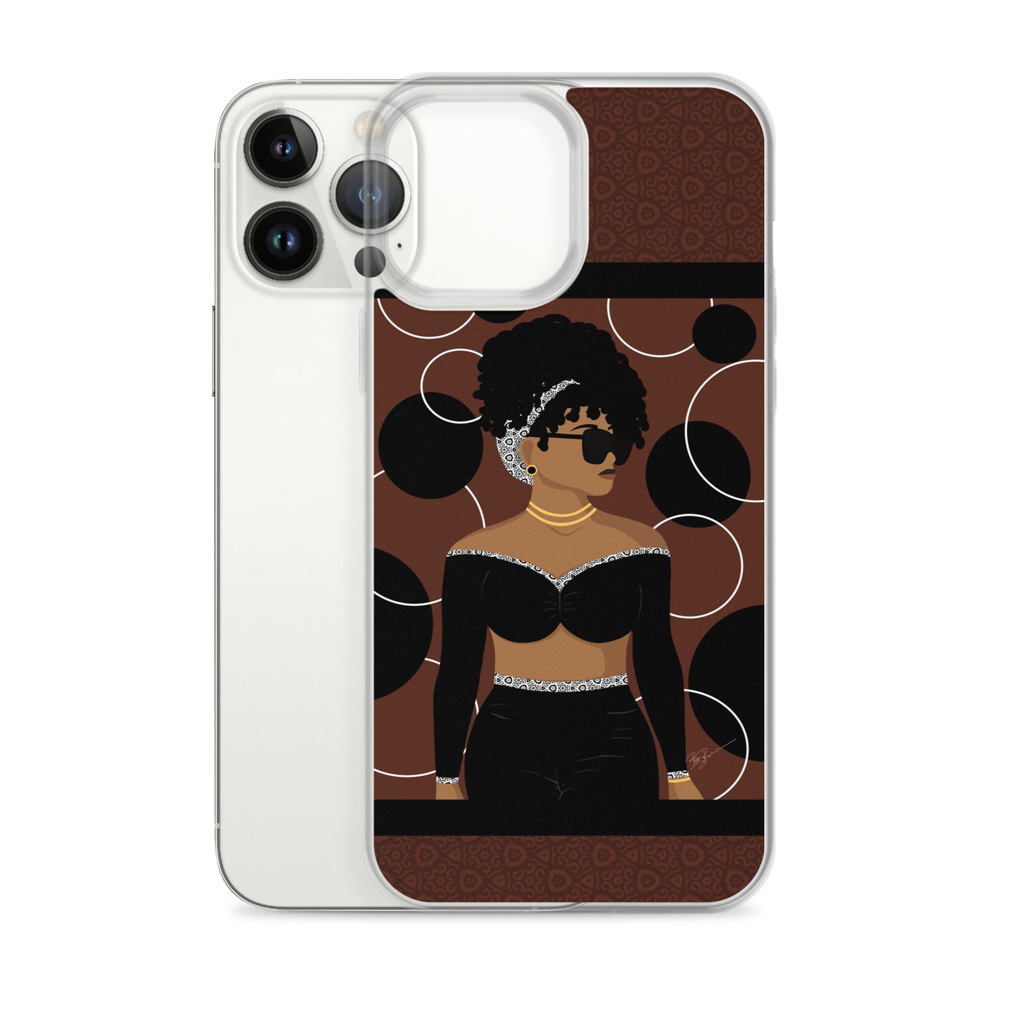 Simply Beautiful (Brown) iPhone® Case