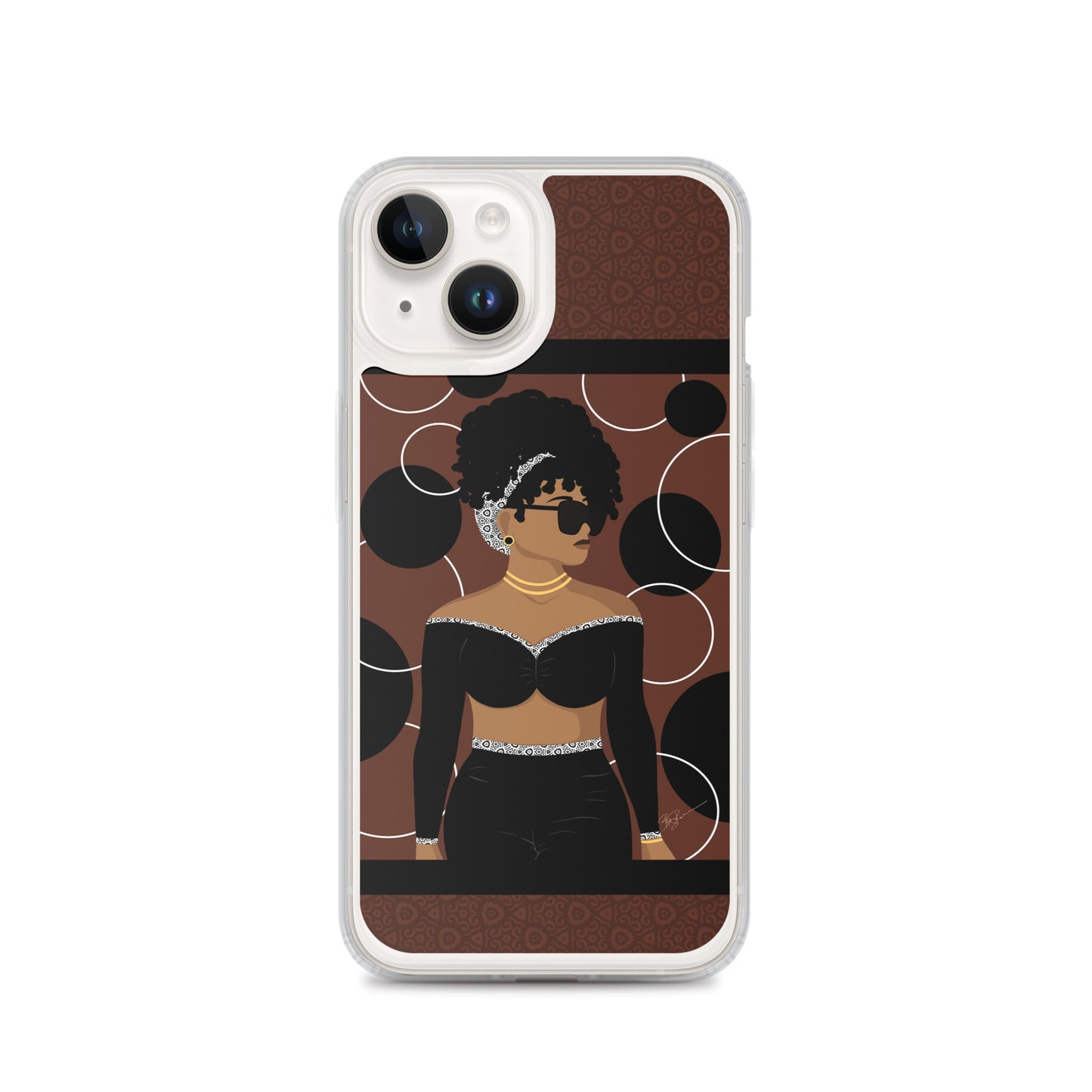 Simply Beautiful (Brown) iPhone® Case