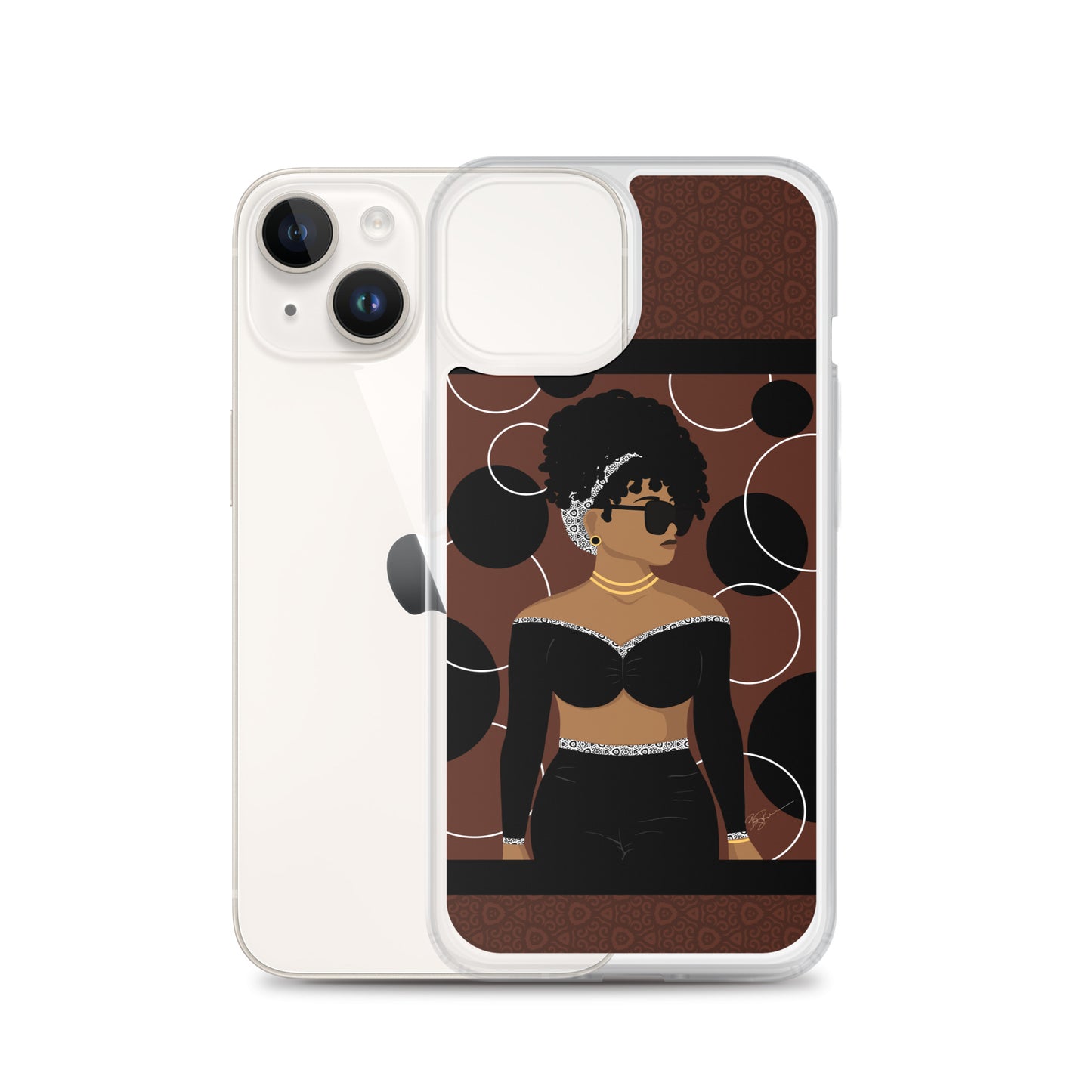 Simply Beautiful (Brown) iPhone® Case