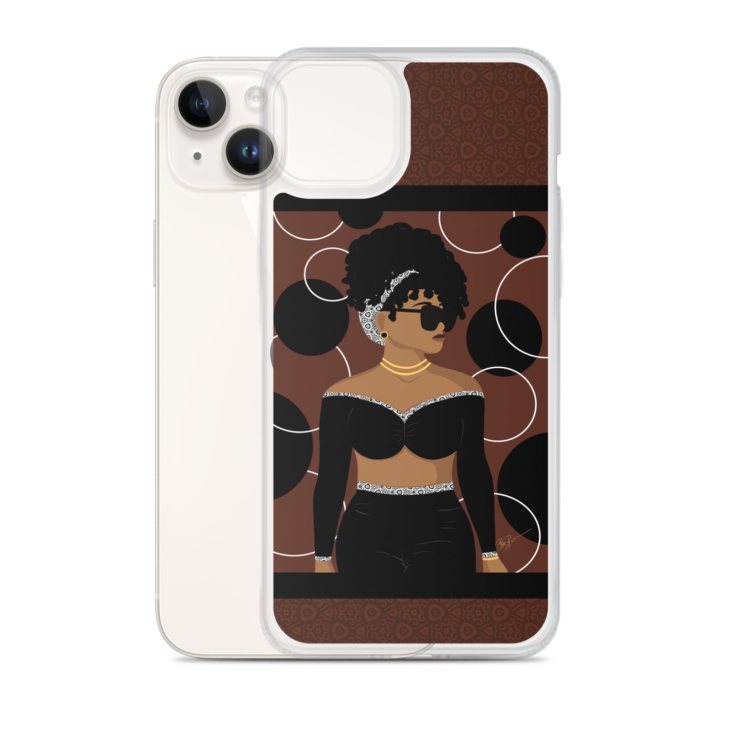 Simply Beautiful (Brown) iPhone® Case