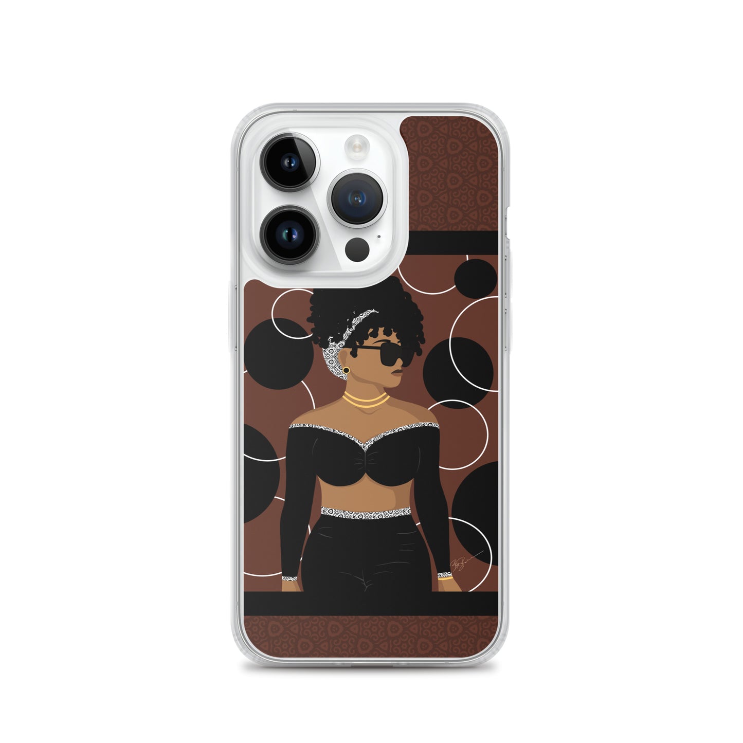 Simply Beautiful (Brown) iPhone® Case