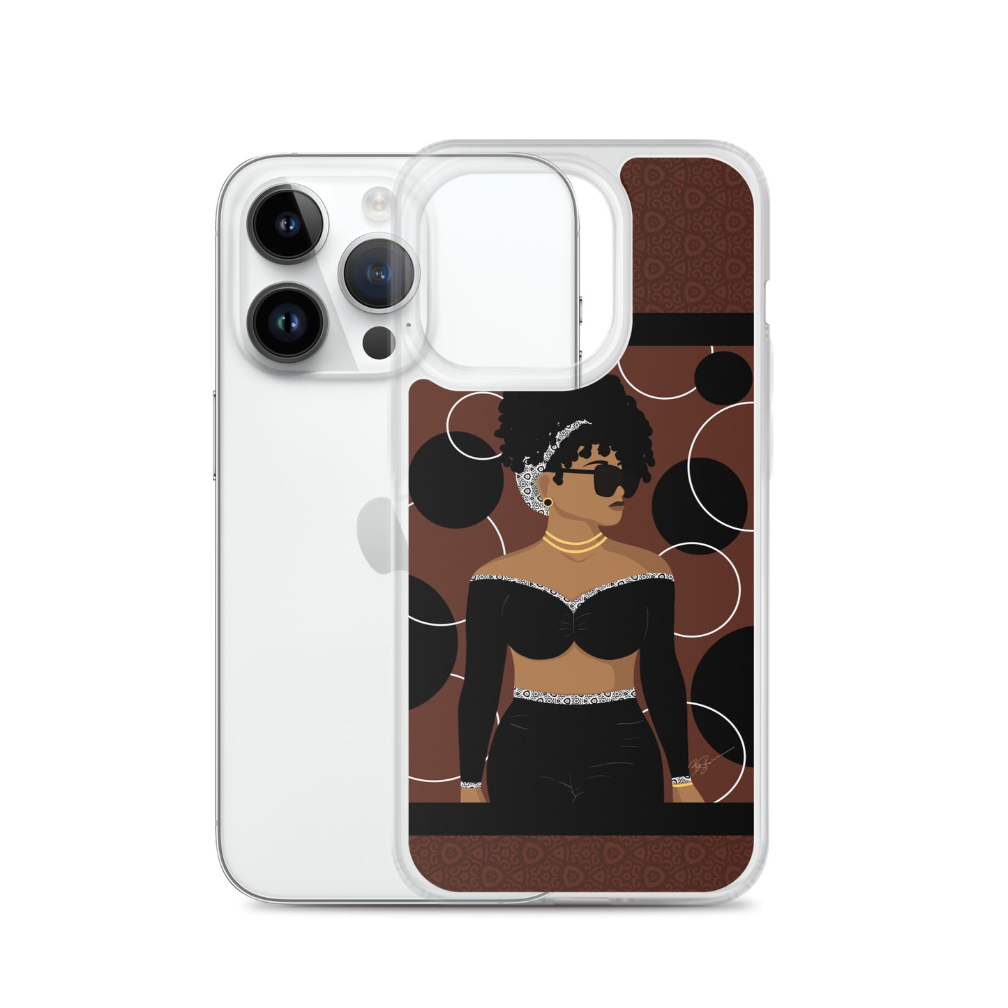 Simply Beautiful (Brown) iPhone® Case
