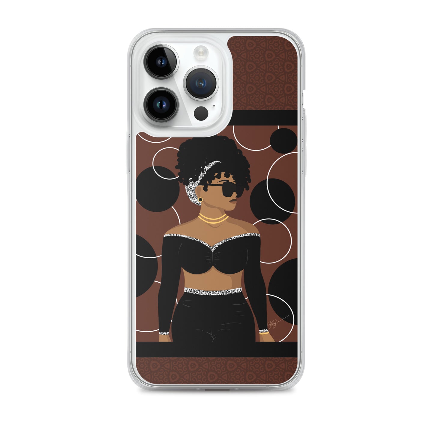 Simply Beautiful (Brown) iPhone® Case