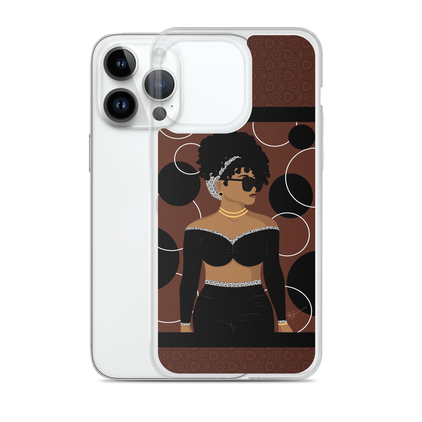 Simply Beautiful (Brown) iPhone® Case