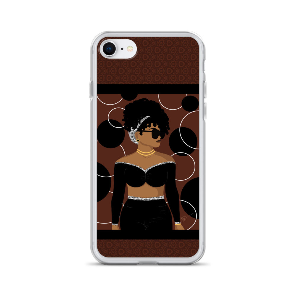 Simply Beautiful (Brown) iPhone® Case