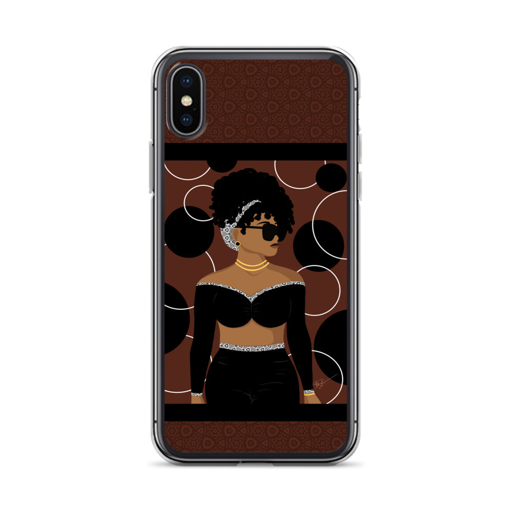 Simply Beautiful (Brown) iPhone® Case
