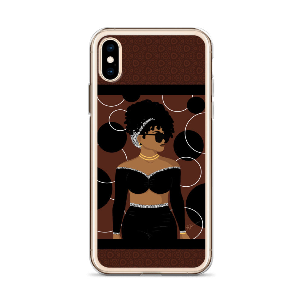 Simply Beautiful (Brown) iPhone® Case