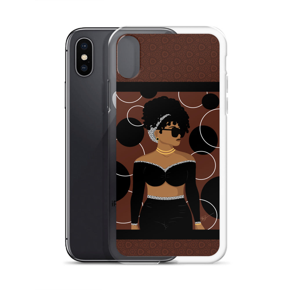 Simply Beautiful (Brown) iPhone® Case