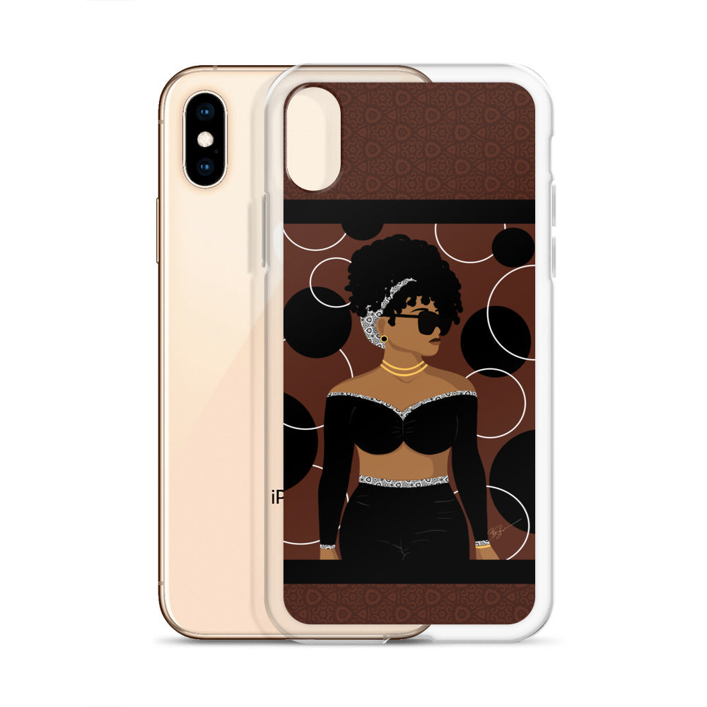 Simply Beautiful (Brown) iPhone® Case