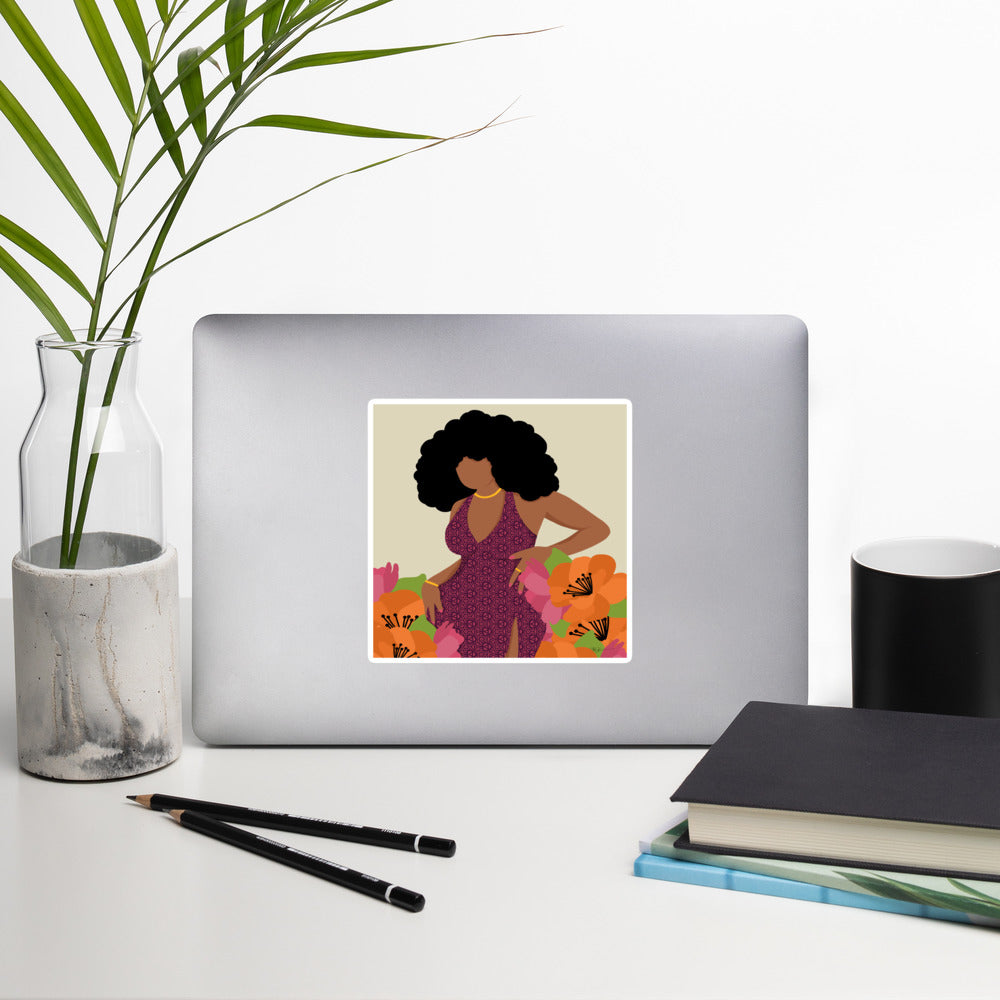 In Full Bloom Sticker