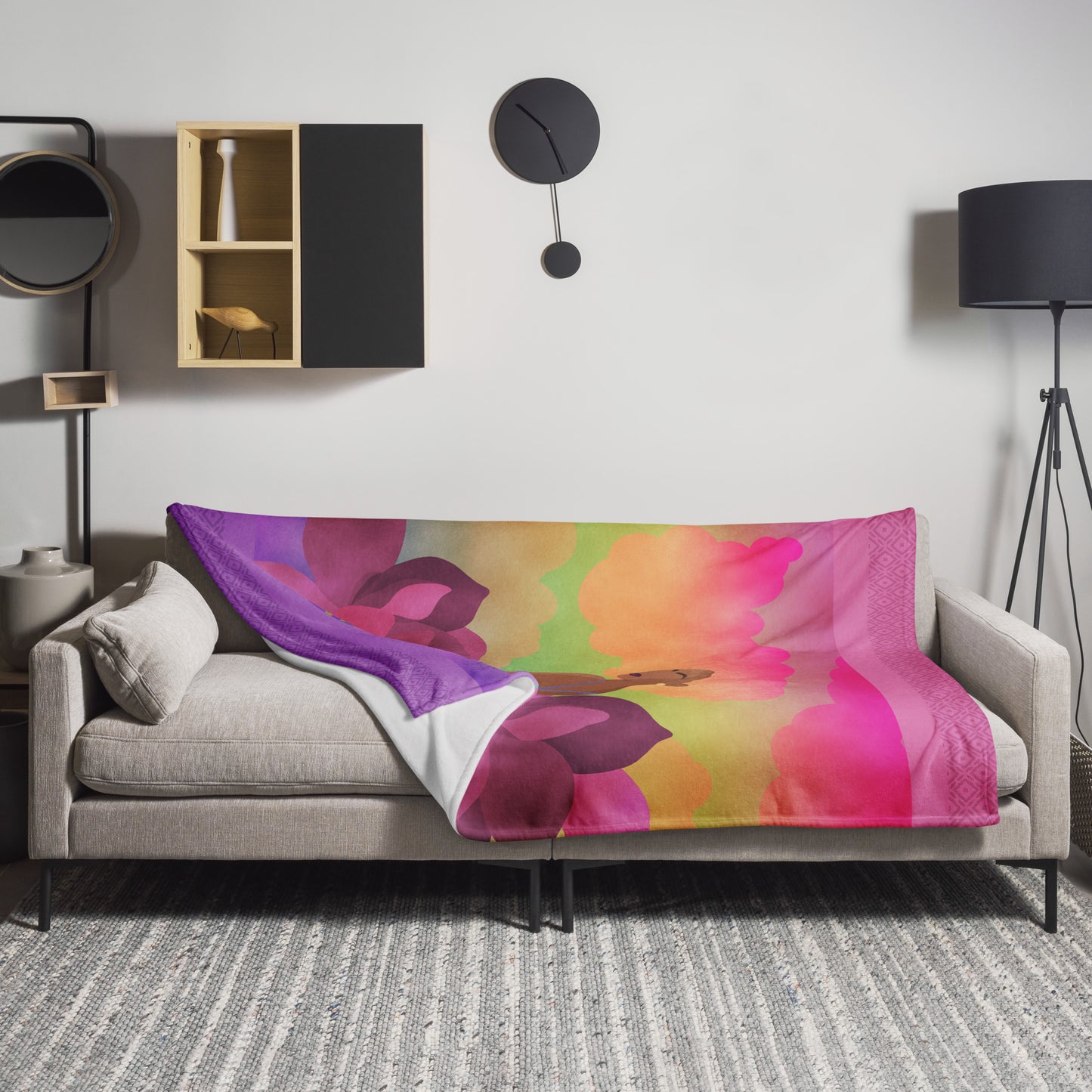 Vivid Skies Throw Blanket