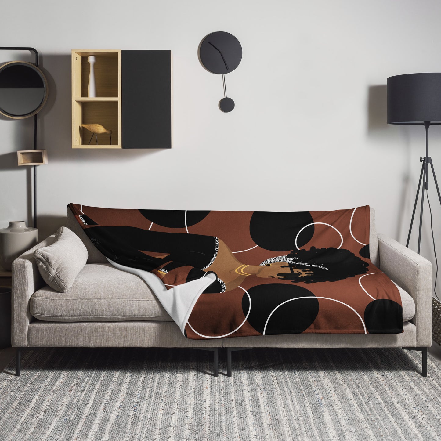 Simply Beautiful (Brown)Throw Blanket