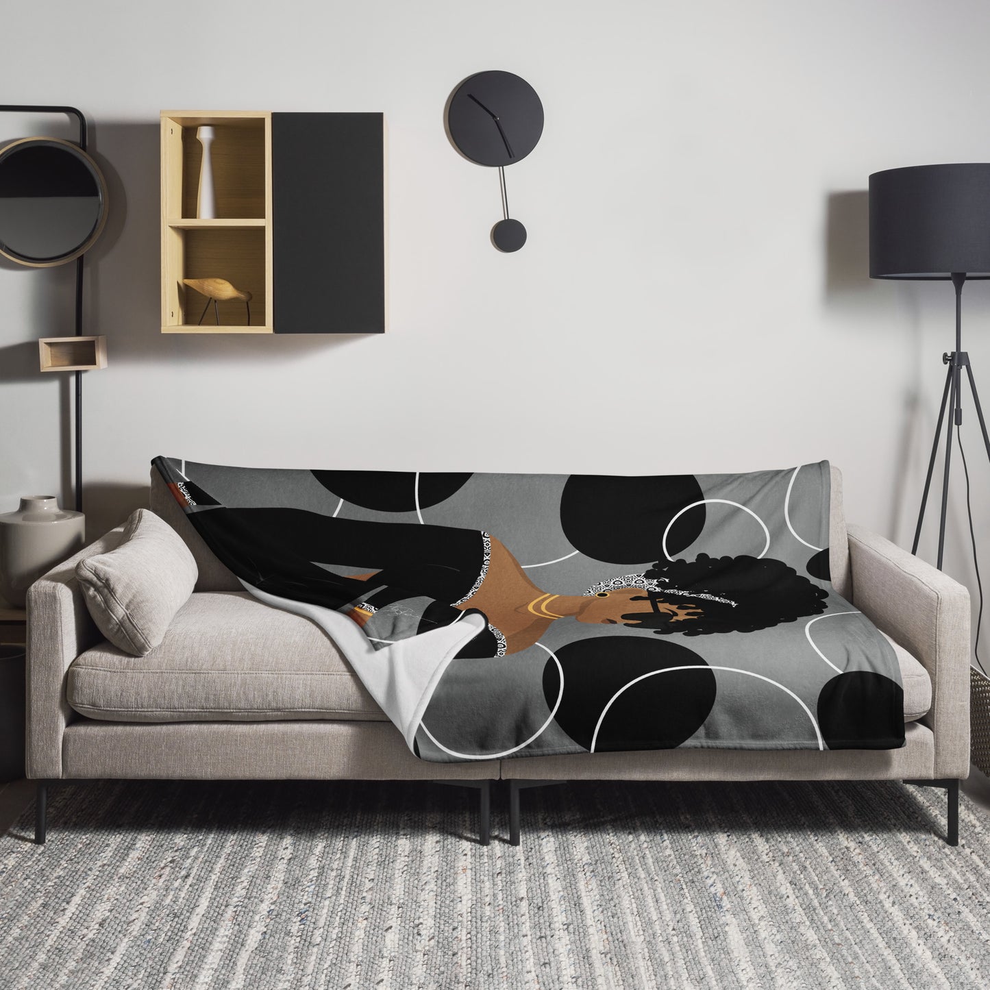 Simply Beautiful (Gray) Throw Blanket