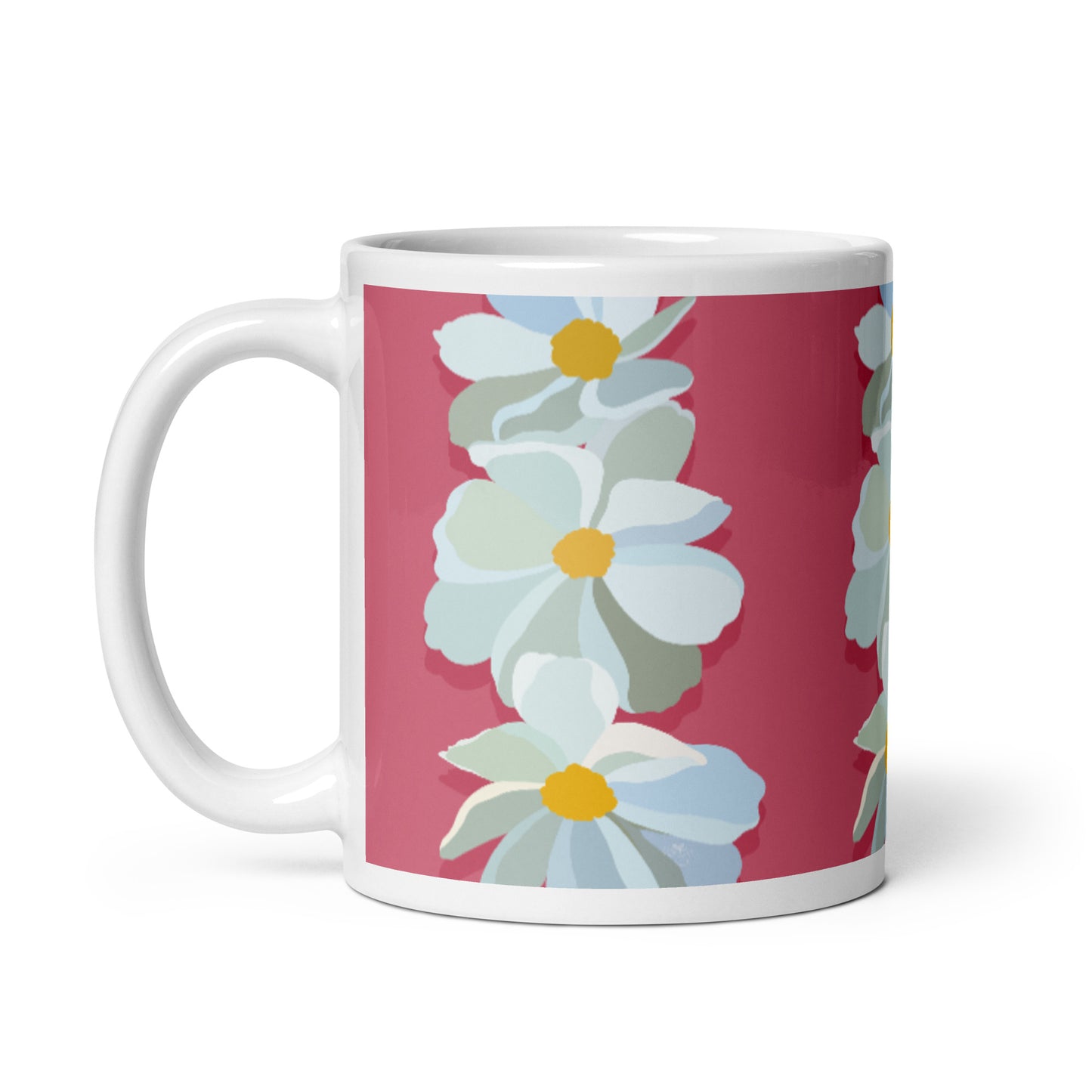 Bright Floral Print Mug