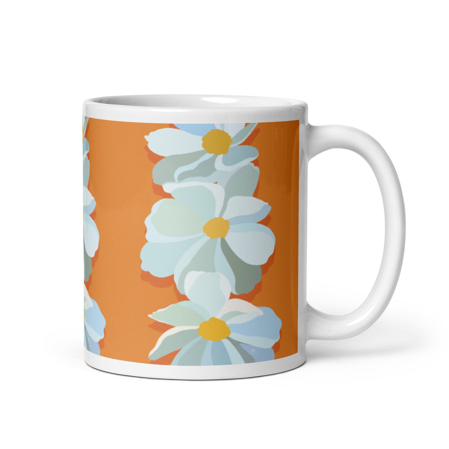 Bright Floral Print Mug
