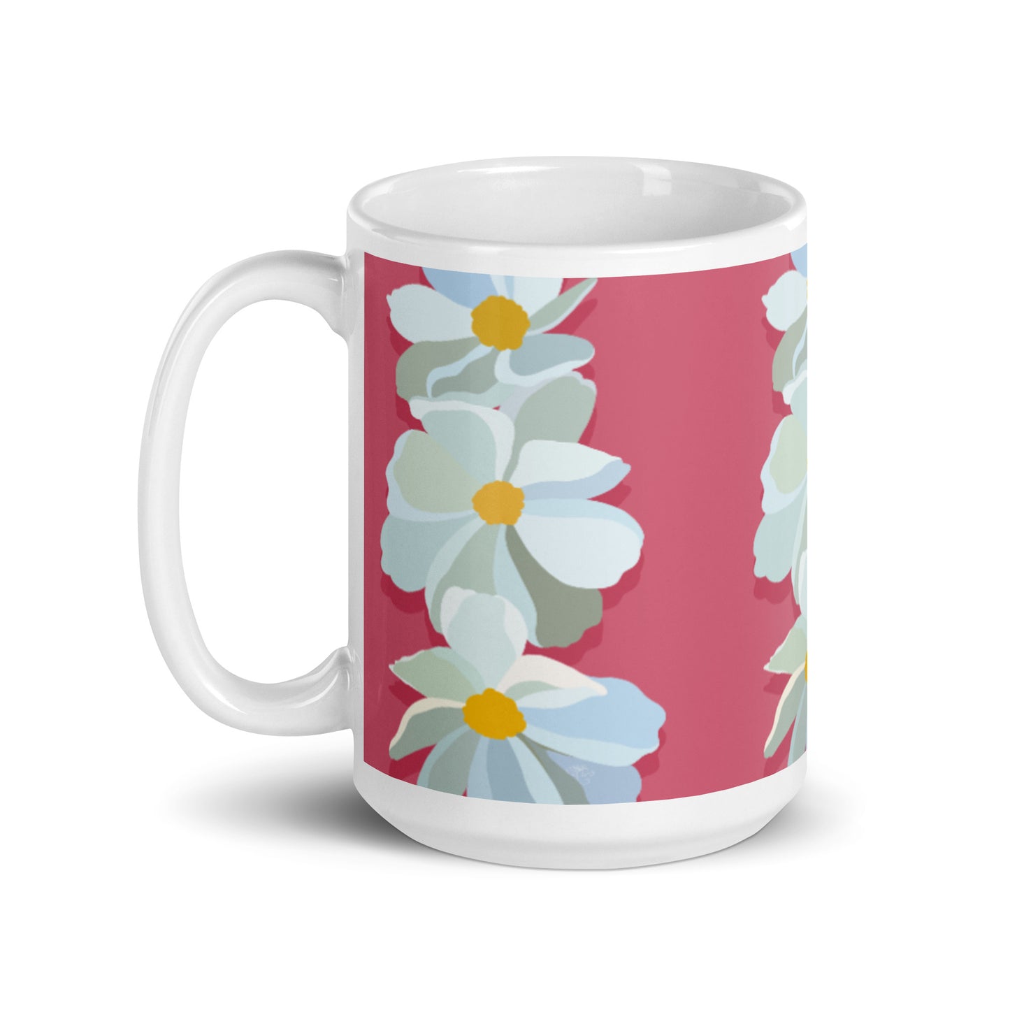 Bright Floral Print Mug
