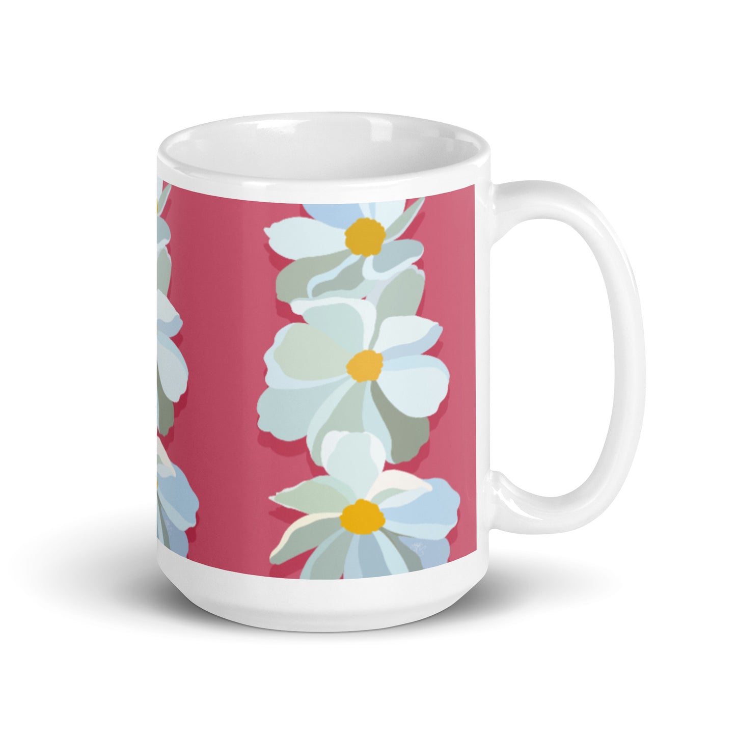 Bright Floral Print Mug