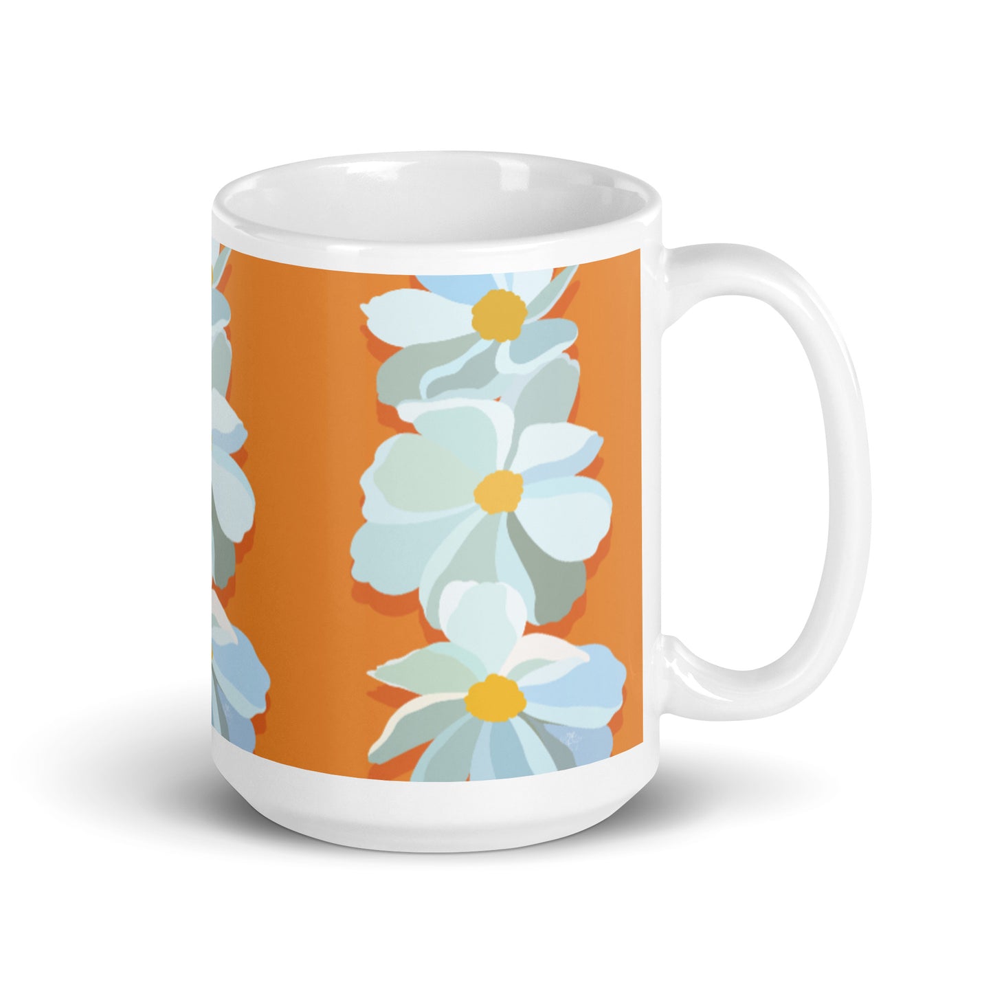 Bright Floral Print Mug