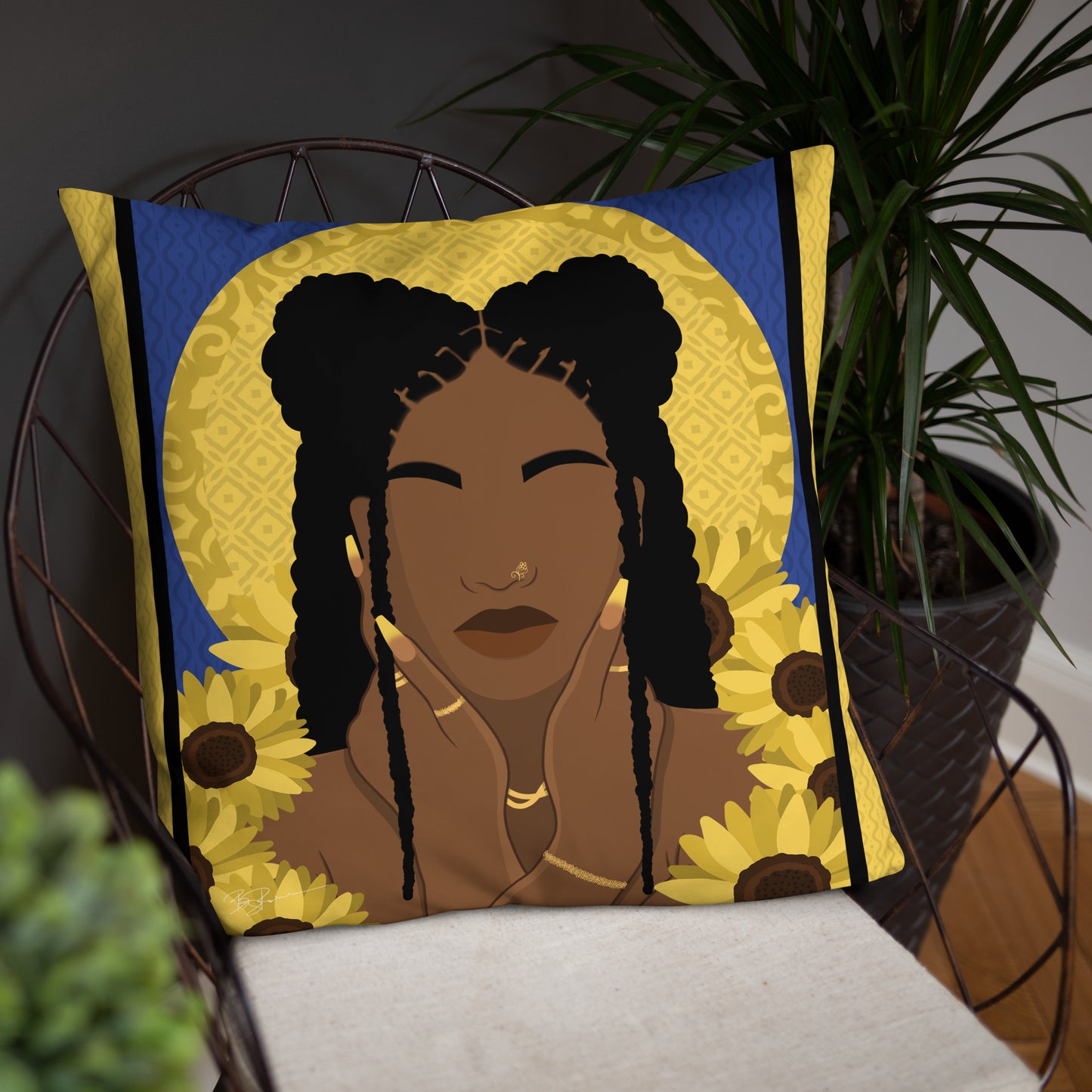 Sunny Throw Pillow