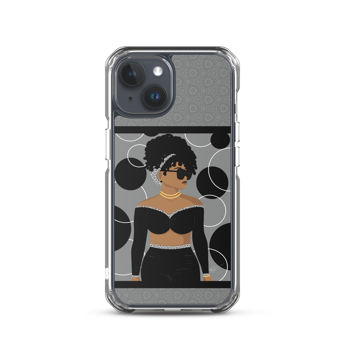 Simply Beautiful (Gray) iPhone® Case