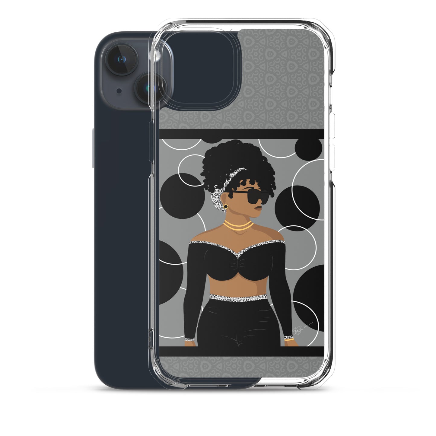 Simply Beautiful (Gray) iPhone® Case