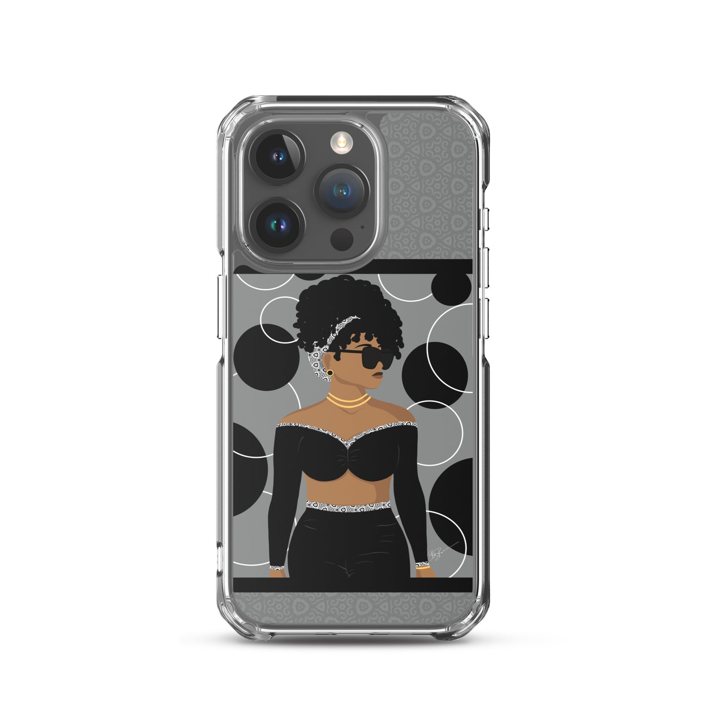 Simply Beautiful (Gray) iPhone® Case