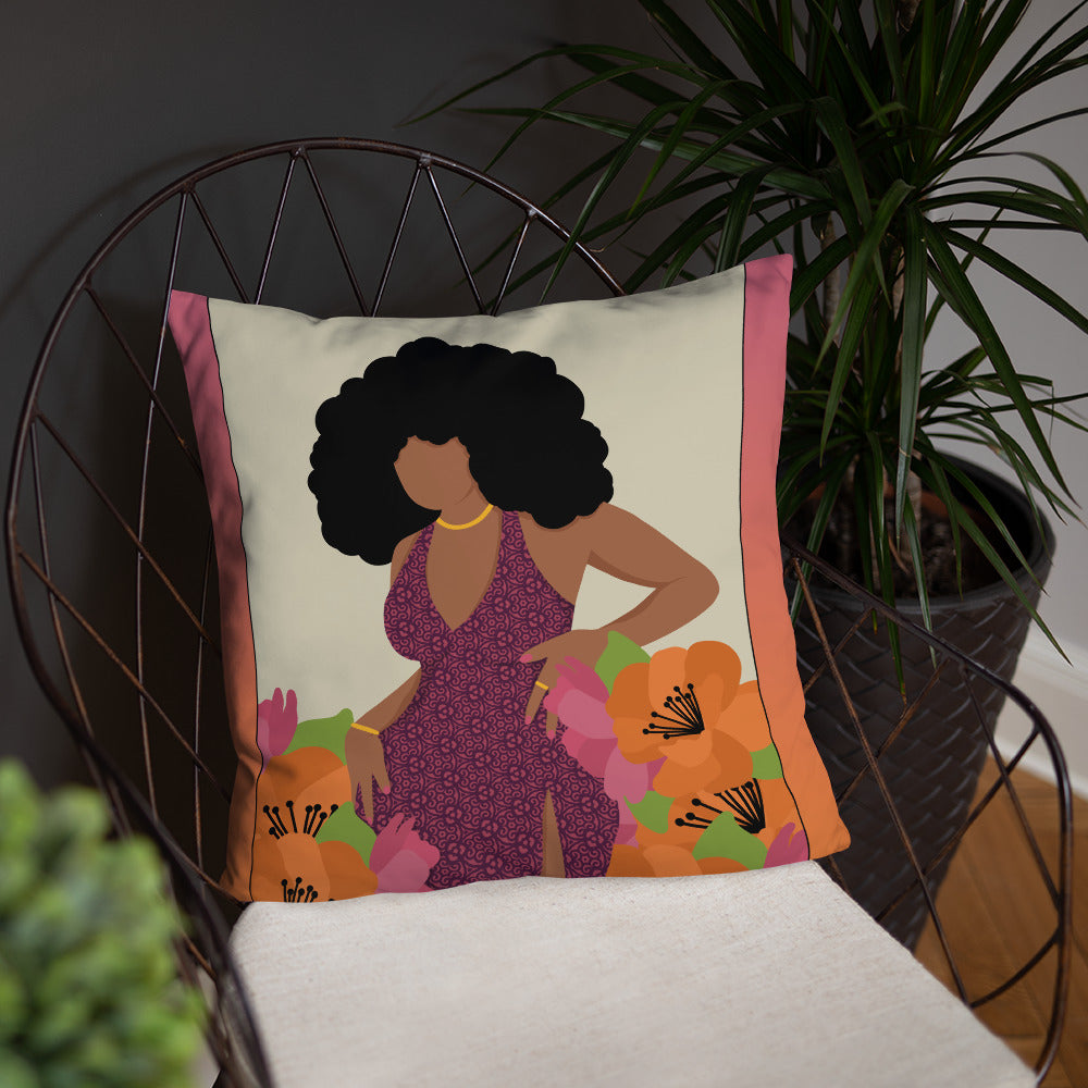 In Full Bloom Throw Pillow