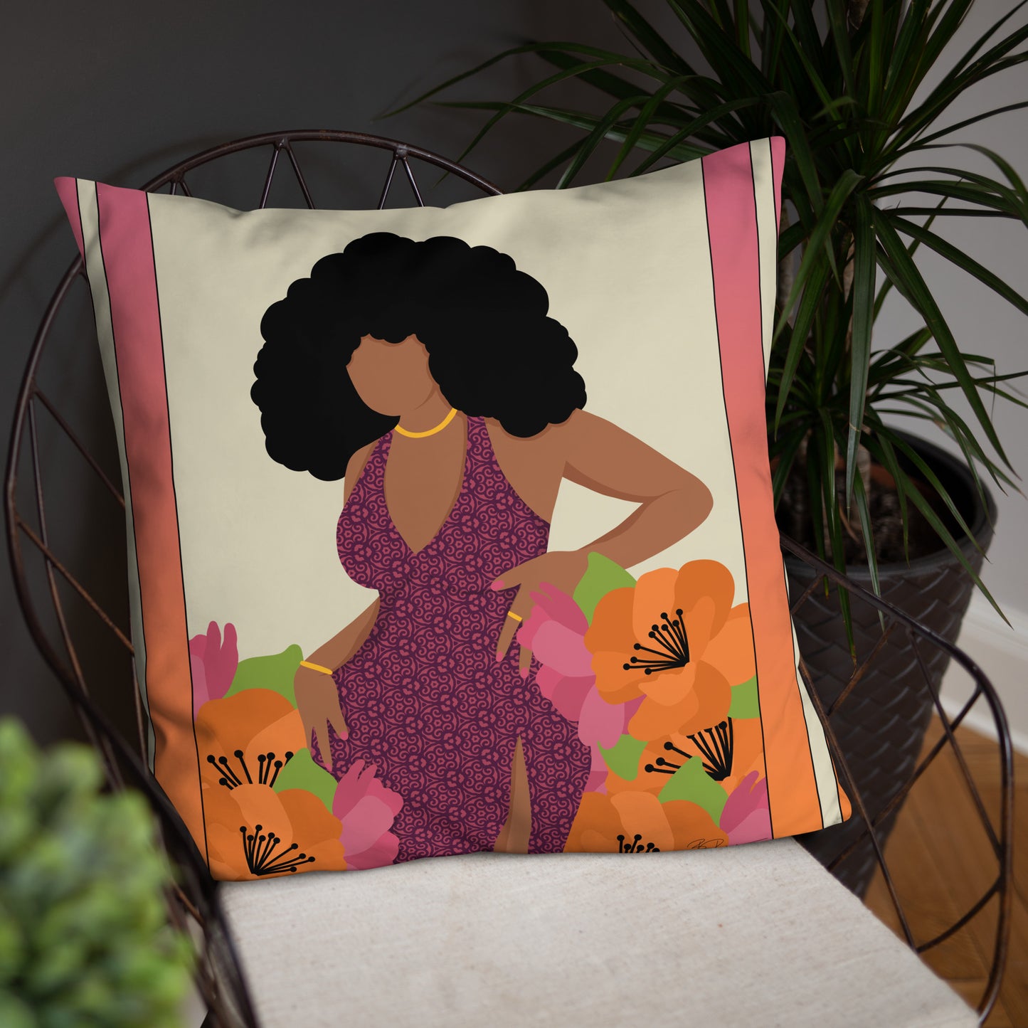 In Full Bloom Throw Pillow