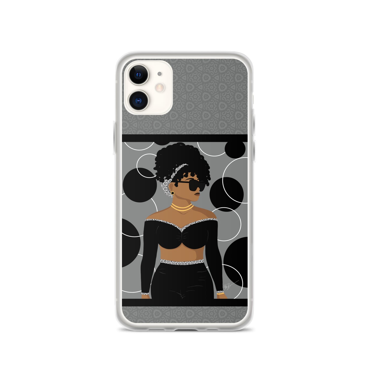 Simply Beautiful (Gray) iPhone® Case