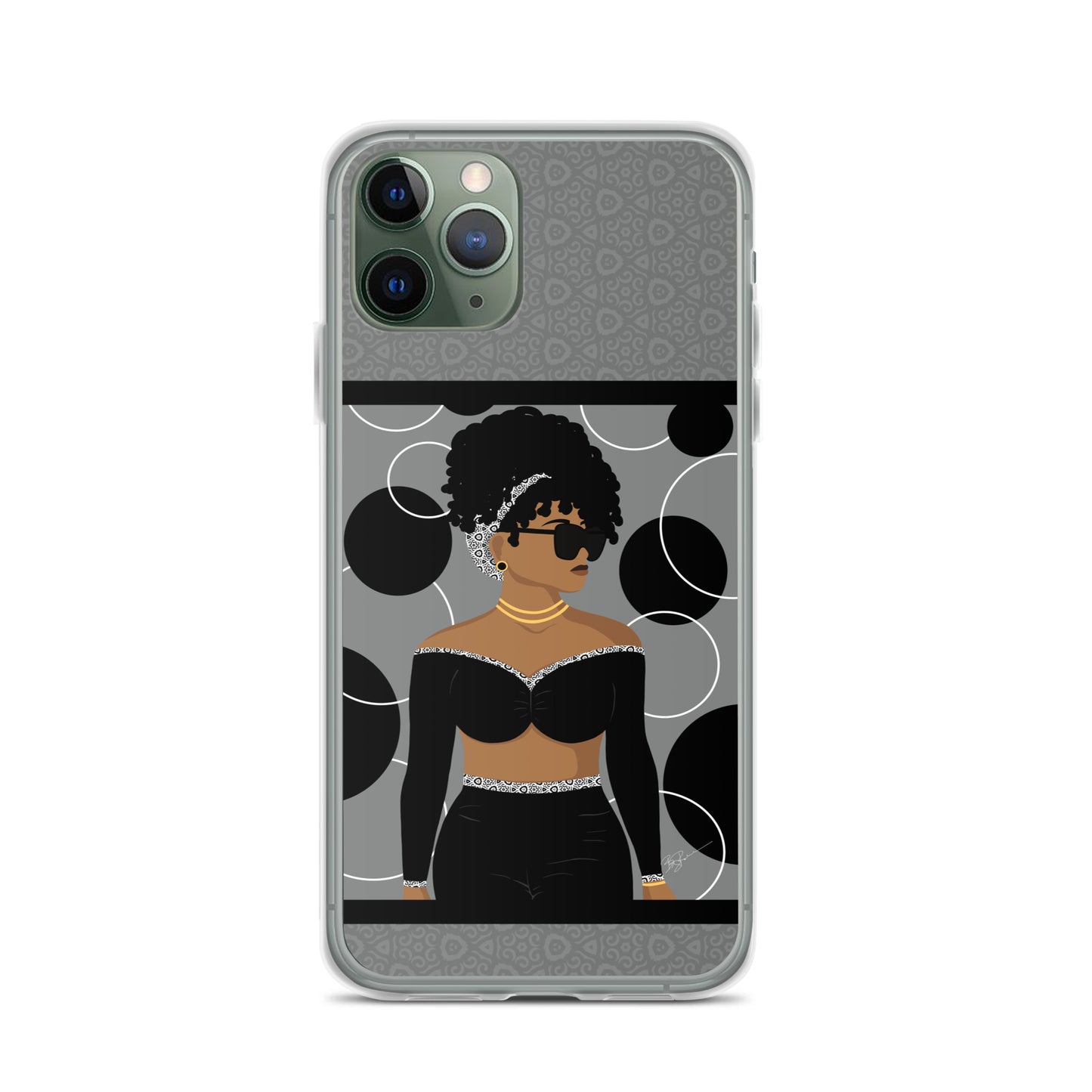 Simply Beautiful (Gray) iPhone® Case