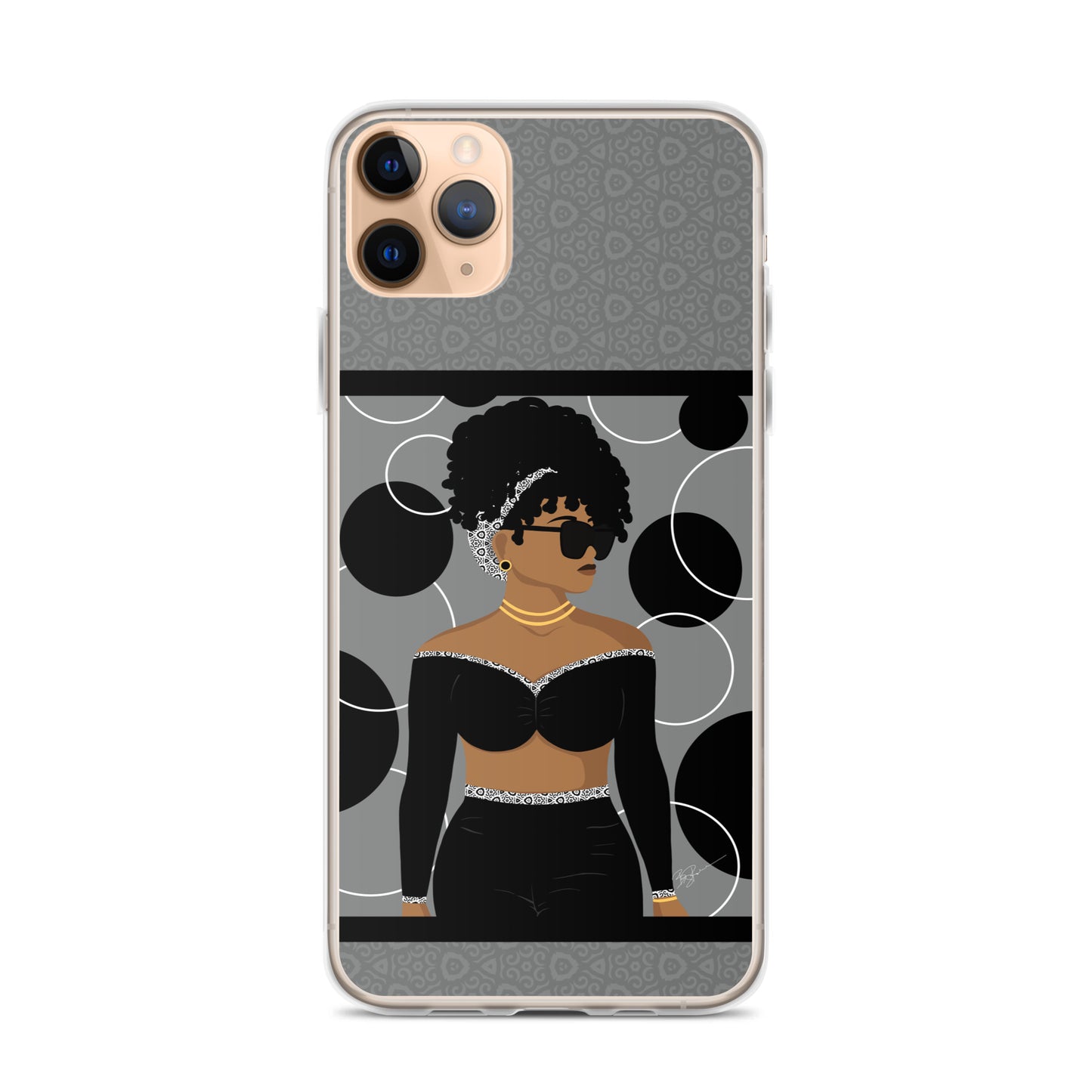 Simply Beautiful (Gray) iPhone® Case