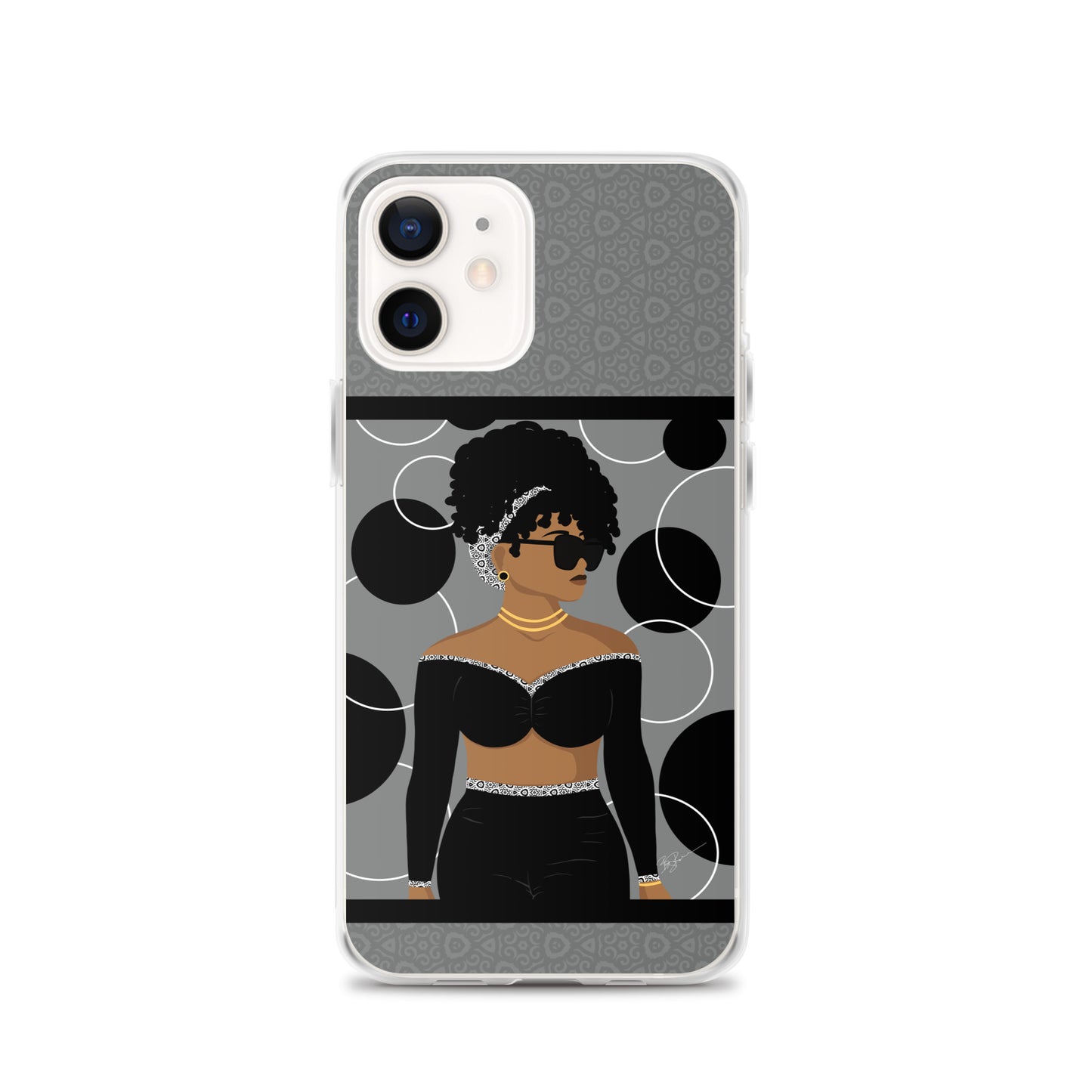 Simply Beautiful (Gray) iPhone® Case