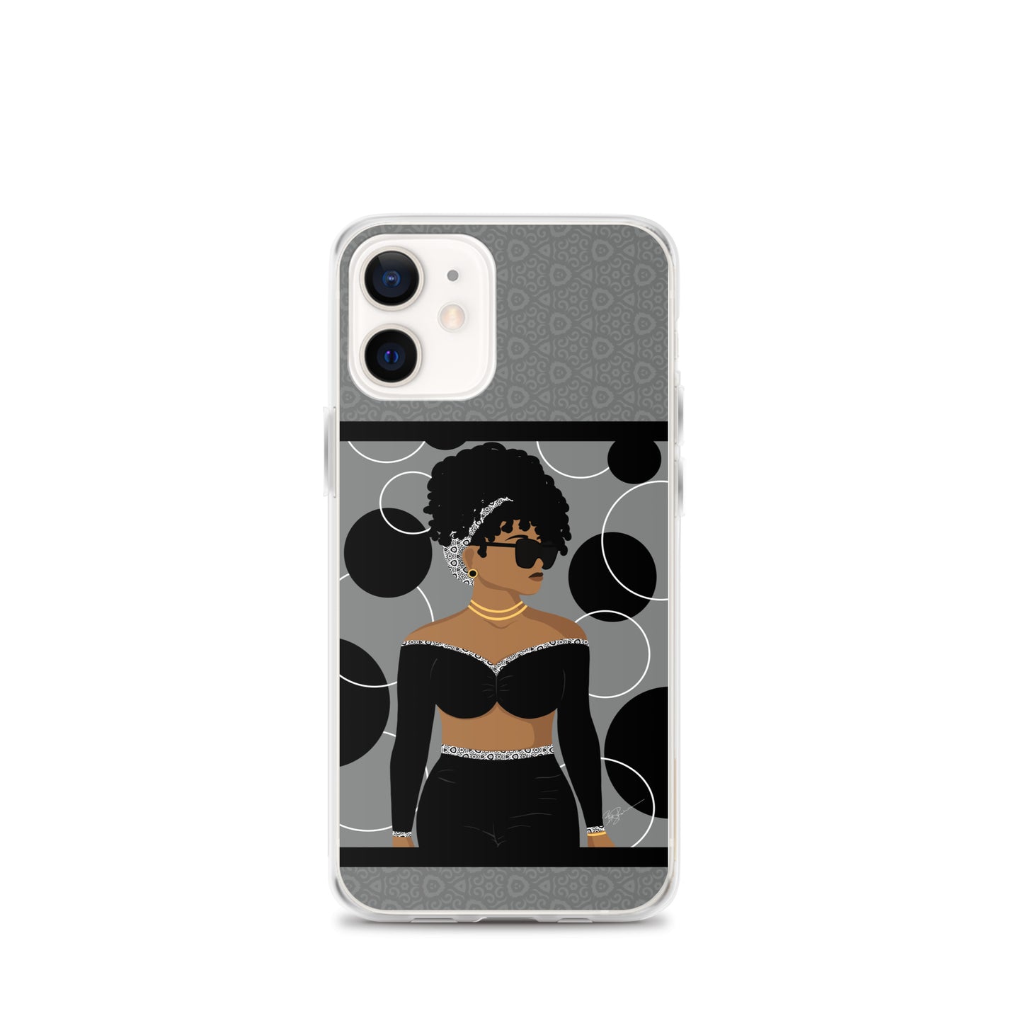 Simply Beautiful (Gray) iPhone® Case