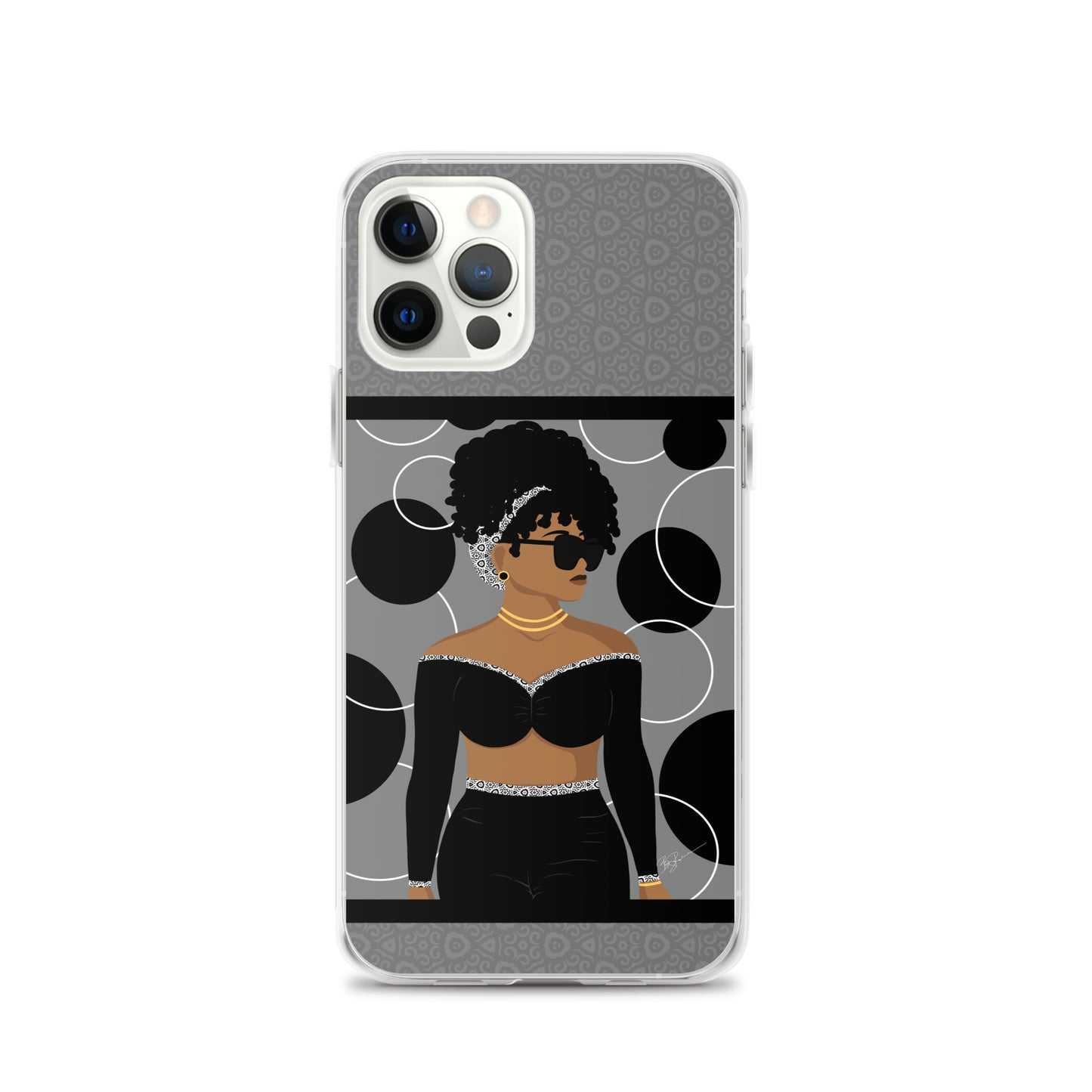 Simply Beautiful (Gray) iPhone® Case