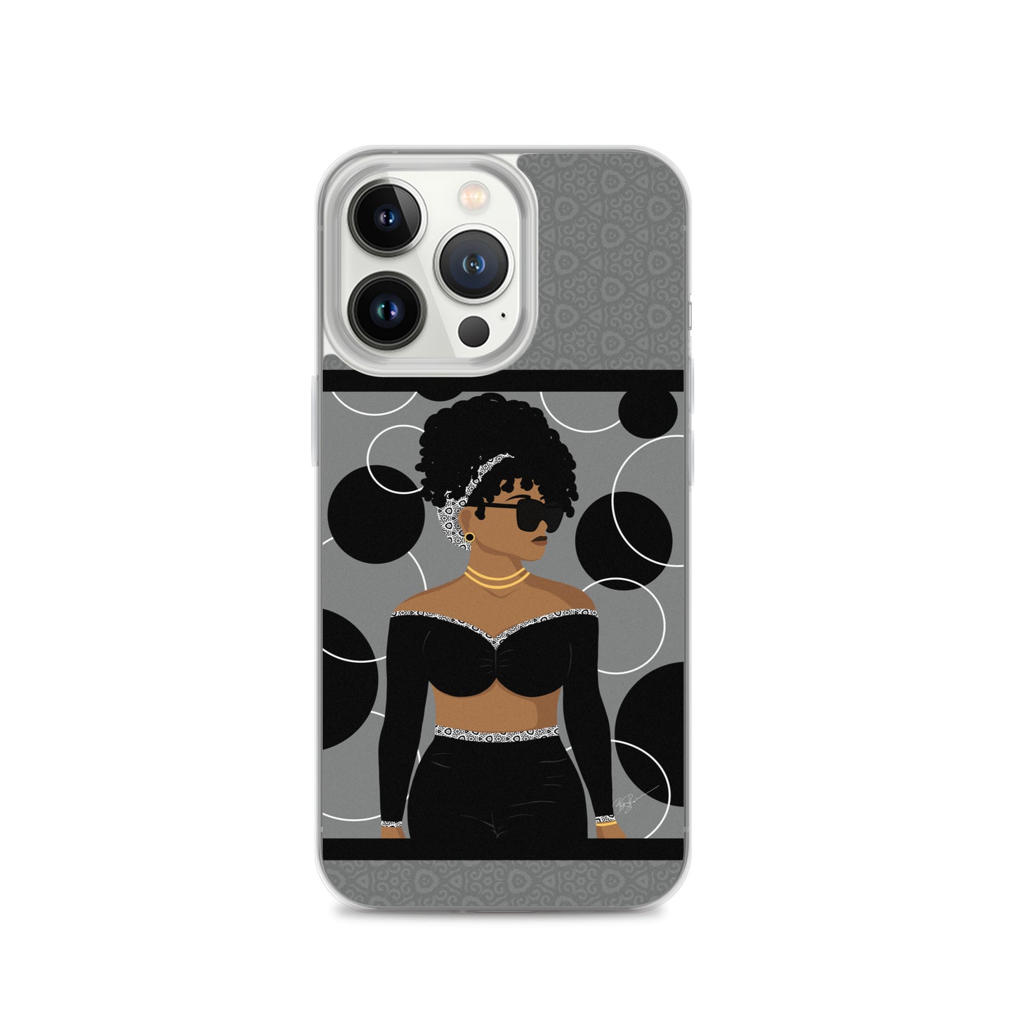 Simply Beautiful (Gray) iPhone® Case