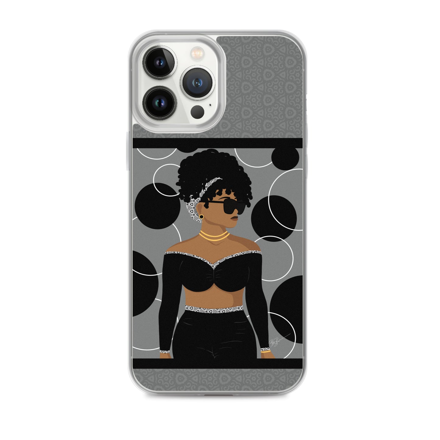 Simply Beautiful (Gray) iPhone® Case