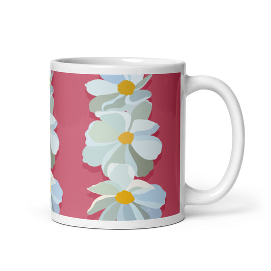 Bright Floral Print Mug